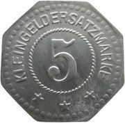 5 Pfennig - Steinach, Germany,  reverse image