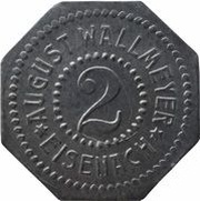 2 Pfennig - Eisenach August Wallmeyer obverse image