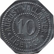 10 Pfennig - Eisenach August Wallmeyer obverse image