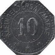 10 Pfennig - Eisenach August Wallmeyer, Germany,  reverse image