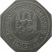50 Pfennig - Ilmenau Lebensmittel Commission obverse image