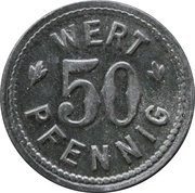 50 Pfennig - Kaiseroda Gewerkschaft, Germany,  reverse image