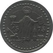 1 Pfennig - Oldisleben, Germany,  reverse image