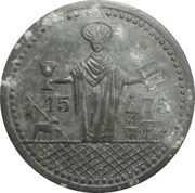 50 Pfennig - Oldisleben, Germany,  reverse image