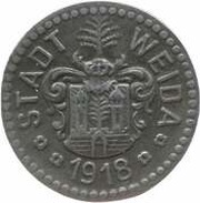 5 Pfennig - Weida obverse image