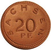20 Pfennig - Sachsen obverse image