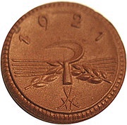 20 Pfennig - Sachsen, Germany, 1921 reverse image