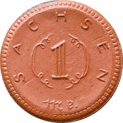 1 Mark - Sachsen obverse image