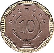 10 Mark - Sachsen obverse image