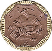 10 Mark - Sachsen, Germany, 1920-1921 reverse image