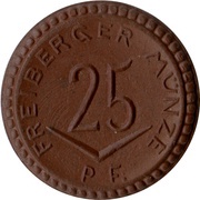 25 Pfennig - Freiberg obverse image