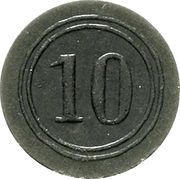10 Pfennig - Grünhain reverse image