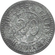 20 Pfennig - Hainitz Grützner and Faltis obverse image