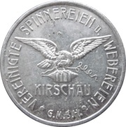 20 Mark - Kirschau Vereinigte Spinnereien u. Webereien G.M.B.H. obverse image