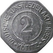 2 Pfennig - Kötitz Deutsche Kunstleder Aktienges. obverse image