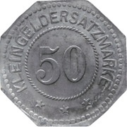 50 Pfennig - Kötitz Deutsche Kunstleder Aktienges., Germany,  reverse image