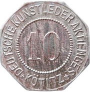 10 Pfennig - Kötitz Deutsche Kunstleder Aktienges. obverse image