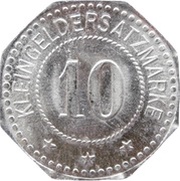 10 Pfennig - Kötitz Deutsche Kunstleder Aktienges., Germany,  reverse image