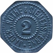 2 Pfennig - Leipzig Jäger, Rothe and Siemens-Werke obverse image