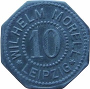 10 Pfennig - Leipzig Wilhelm Morell obverse image