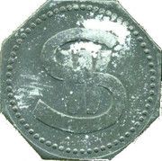 50 Pfennig - Leipzig Schusters Warenhaus, Germany,  reverse image