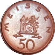 50 Pfennig - Meissen obverse image