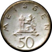 50 Pfennig - Meissen obverse image