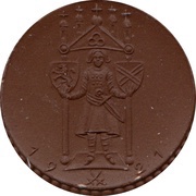 3 Mark - Meissen, Germany, 1921 reverse image