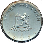 20 Mark - Meissen obverse image
