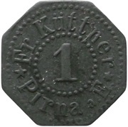 1 Pfennig - Pirna a. E. Fr. Küttner obverse image