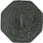 1 Pfennig - Pirna a. E. Fr. Küttner, Germany,  reverse image