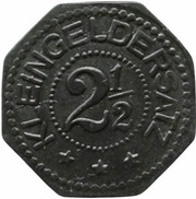 2½ Pfennig - Pirna A. E. F. Küttner, Germany,  reverse image