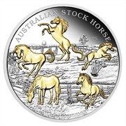 8 Dollars - Elizabeth II 4th Portrait - Australian Stock Horse, Australia, 2017 reverse image
