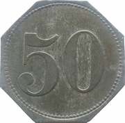 50 Pfennig - Radebeul Chem. Fabr. v. Heyden, Germany,  reverse image