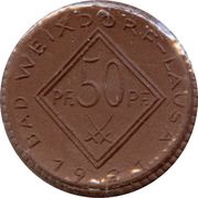 50 Pfennig - Bad Weixdorf-Lausa obverse image