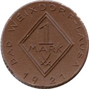 1 Mark - Bad Weixdorf-Lausa obverse image