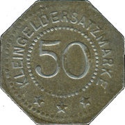 50 Pfennig - Artern, Germany,  reverse image