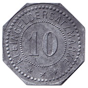 10 Pfennig - Belgern, Germany, 1917 reverse image