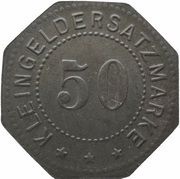 50 Pfennig - Belgern, Germany, 1917 reverse image