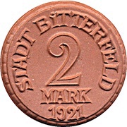 2 Mark - Bitterfeld obverse image