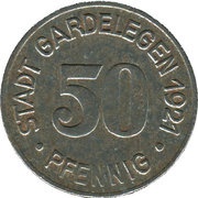 50 Pfennig - Gardelegen obverse image