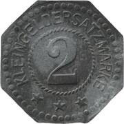 2 Pfennig - Glöthe Saxonia AG, Germany,  reverse image