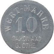 10 Pfennig - Glöthe Saxonia AG obverse image