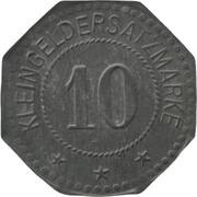 10 Pfennig - Glöthe Saxonia AG, Germany,  reverse image
