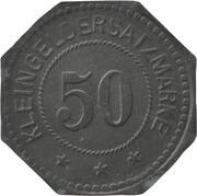 50 Pfennig - Glöthe Saxonia AG, Germany,  reverse image