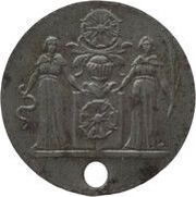2 Pfennig - Halberstadt, Germany,  reverse image