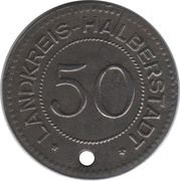 50 Pfennig - Halberstadt obverse image