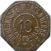 10 Pfennig - Halle A. Riebecksche Montanwerke A.G obverse image