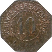 10 Pfennig - Halle A. Riebecksche Montanwerke A.G, Germany,  reverse image