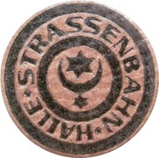 10 Pfennig - Halle tram obverse image